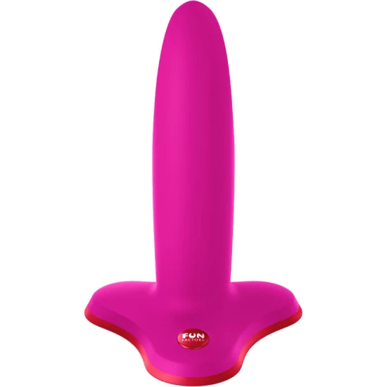 Dildo flexibil G-spot din silicon, magenta, S