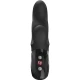 Vibrator MISS BI Rabbit din silicon, negru, IPX7, reincarcabil USB-C