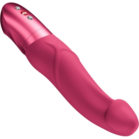 Vibrator G-Spot curbat din silicon, zmeură