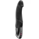 Vibrator G-Spot curbat din silicon, negru
