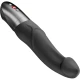 Vibrator G-Spot curbat din silicon, negru
