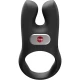 Inel vibrator pentru penis NŌS din silicon, negru, Universal