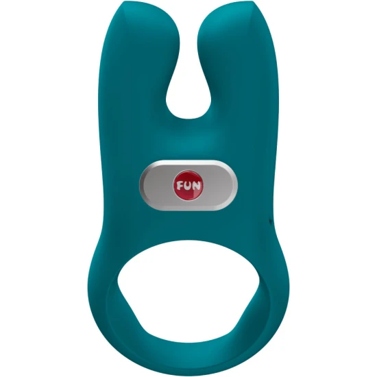 Inel vibrator pentru penis NŌS din silicon, Bottle Green