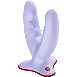 DILDO CU VIBRAȚII Dublu, Mov