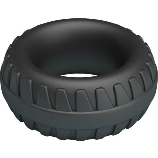 Inel erotic din silicon, negru, universal