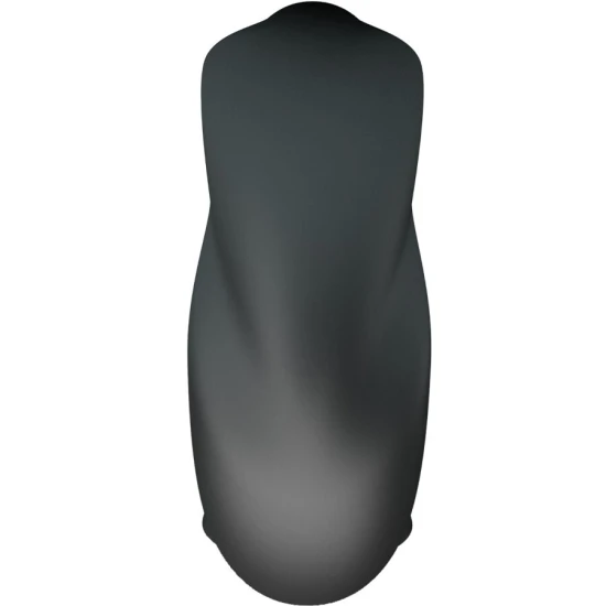Inel penis din silicon, negru, Model 4