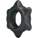 Inel din silicon Ethaniel, Model 11, Negru