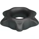 Inel din silicon Ethaniel, Model 11, Negru