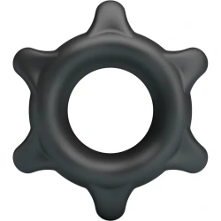 Inel din silicon Ethaniel, Model 11, Negru