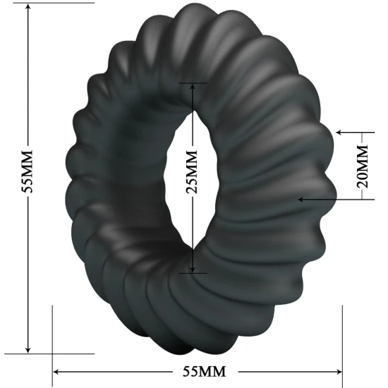 Inel din silicon Tip Model 8, Roz