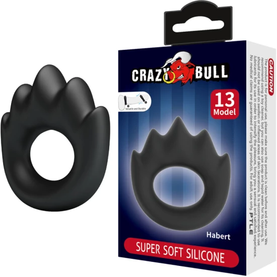 Inel din silicon pentru stimulare Model 13, Roz
