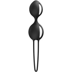 Bile pentru muschii pelvieni SMARTBALLS DUO, Negru