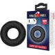 Inel din silicon tip spiral, Negru