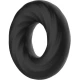 Inel din silicon tip spiral, Negru