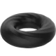 Inel din silicon tip spiral, Negru