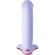 Dildo G-spot din silicon, mov, 7 inch