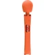 Vibrator tip wand VIM din silicon, portocaliu