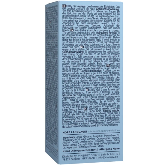 Gel pentru întârziere, 50 ml