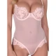 ZOVEL - Body tip plasă, Roz S/M
