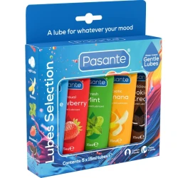Pachet mixt de lubrifianți aromatizați, 5 unități x 15 ml