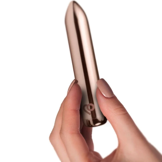 Model Bullet Vibrator Reîncărcabil, Roz auriu
