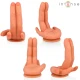 INTENSE - Stimulator G-Spot, model tip mână flexibil, 12.6 cm