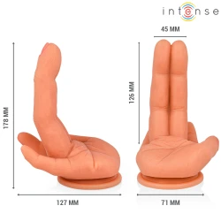 INTENSE - Stimulator G-Spot, model tip mână flexibil, 12.6 cm