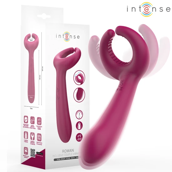 INTENSE - Vibrator cuplu Tip Produs Rowan Inclusive, Negru