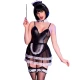 Costum Maid - Erotic, Alb, L
