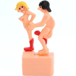 DIABLO - Jucărie tip păpușă glumă, poziție sexuală din spate cu șnur