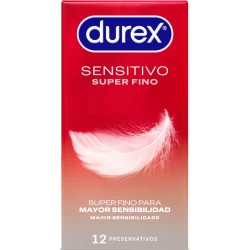 DUREX - Tip Produs: Prezervative, Super Thin Sensitive, 12 bucăți