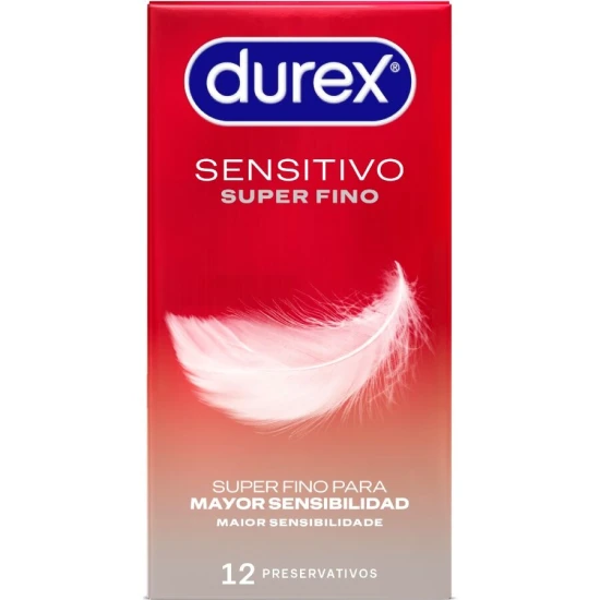 DUREX - Tip Produs: Prezervative, Super Thin Sensitive, 12 bucăți