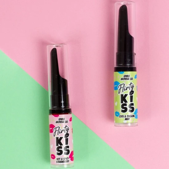 Geluri cu efect de sex oral, Căpșună & Mentă, 2 x 8 g