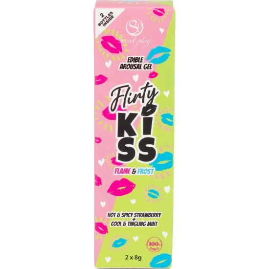 Geluri cu efect de sex oral, Căpșună & Mentă, 2 x 8 g