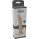 Jucărie Anală Tip Penetrator dublu, Silicon, 16 cm, Roz deschis