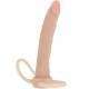 Jucărie Anală Tip Penetrator dublu, Silicon, 16 cm, Roz deschis