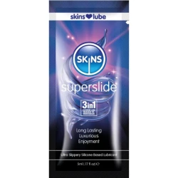Lubrifiant pe bază de silicon pentru sex - Superslide, doză unică, 5 ml