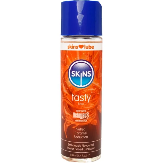 Lubrifiant pe bază de apă, Tasty Water-Based - Caramel Sărat, 130 ml