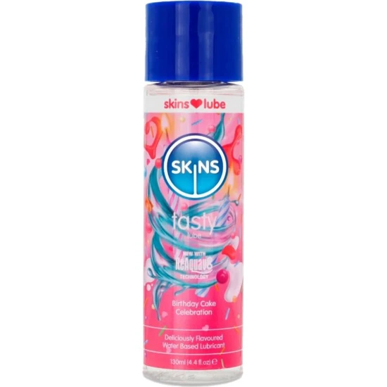 Lubrifiant pe bază de apă pentru sex oral, aromă Birthday Cake, 130 ml