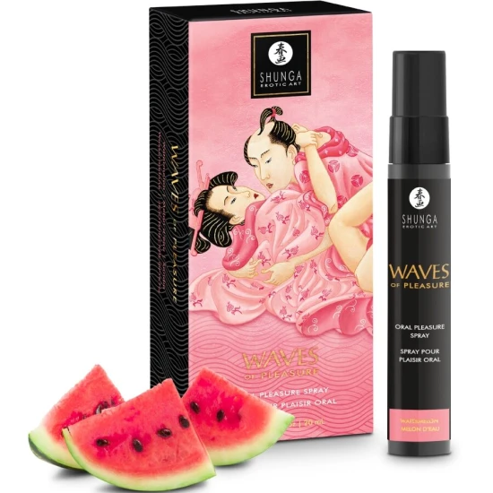 SHUNGA - Spray pentru plăcere orală, Seducător, Pepene Roșu, 20 ml