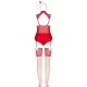Body sexy LIMPID SNOWFLAKES LC 90604 - Decupat, Alb, S/M
