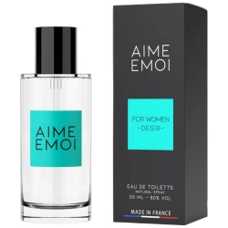 Parfum cu feromoni pentru femei, Aime Emoi, 50 ml