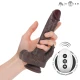 MR INTENSE - Păpușă/ dildo realist multifuncțional cu vibrații și telecomandă pentru sus și jos, 23 cm, 3.5 cm
