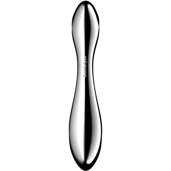 DILDO DUBLU-ENDED DIN OȚEL INOXIDABIL, PURE GRAVITY 2