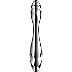 DILDO DUBLU-ENDED DIN OȚEL INOXIDABIL, PURE GRAVITY 2