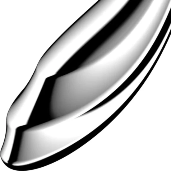 DILDO DUBLU-ENDED DIN OȚEL INOXIDABIL, PURE GRAVITY 2