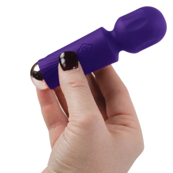 Vibrator Mini - 16 Funcții, Violet, Reîncărcabil