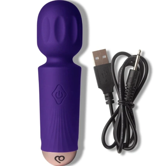 Vibrator Mini - 16 Funcții, Violet, Reîncărcabil
