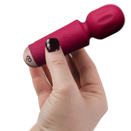 Vibrator Mini - 16 Funcții, Roșu, Reîncărcabil