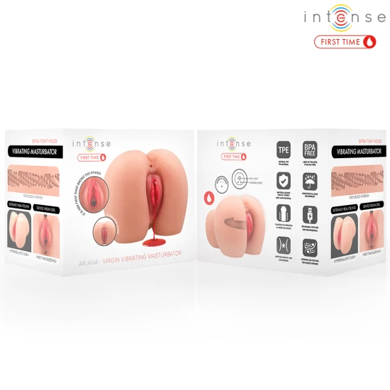 Ariana Vibrator masturbator realist, cu vibrații, TPE